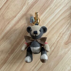 Burberry Thomas Bear Charm Keychain - New